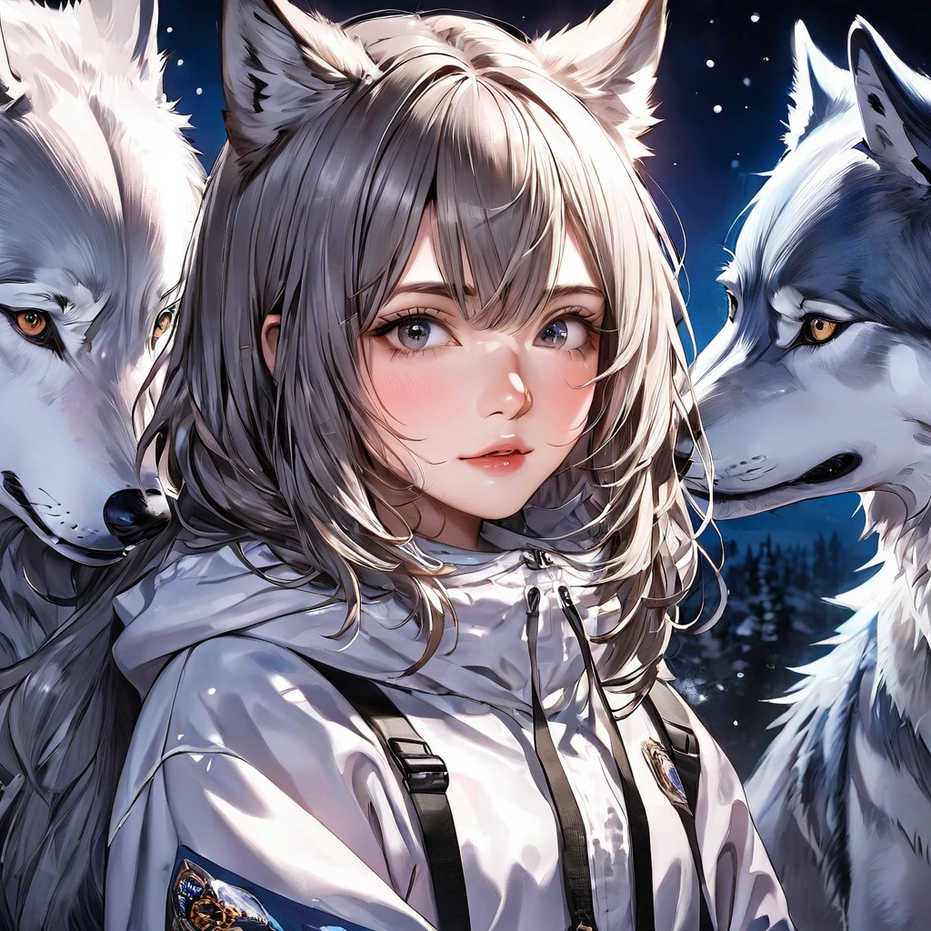 A wolf girl