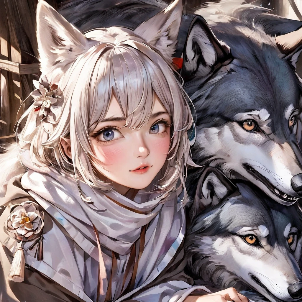 A wolf girl