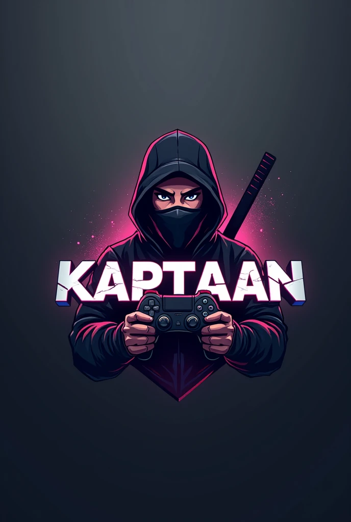 PROMPT
This is a gaming logo that features the name "KAPTAAN" in a futuristic font and a gray color. and ninja Anime avtar, The logo also has a stylized controller icon and a logo in the logo. The logo is designed to be attractive and eye-catching, and to appeal to gaming enthusiasts and YouTube viewers. I hope you like it.
EDITING