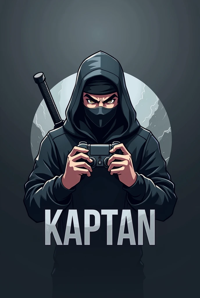 PROMPT
This is a gaming logo that features the name "KAPTAAN" in a futuristic font and a gray color. and ninja Anime avtar, The logo also has a stylized controller icon and a full body in the logo. The logo is designed to be attractive and eye-catching, and to appeal to gaming enthusiasts and YouTube viewers. I hope you like it.
EDITING