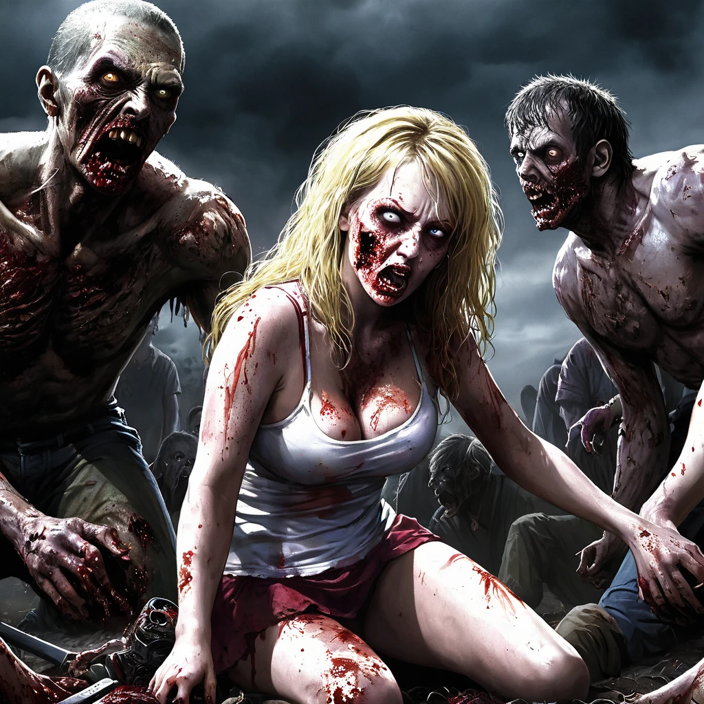 Angel, rough anal rape, zombie armageddon