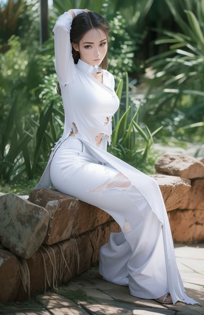 Scoop Neck,,beautiful caucasian woman,(((open neck))),slender body,light blond hair, Attractive posing, Full body, perfect detailed face, frame the head, glamour,damage costume,beautiful caucasian woman,slender full body,perfect detailed face, frame the head,wear torn,(torn clothes:1.5),,,((a school girl in ripped Japanese sailor school uniform)),(night sea background:1.2),shiny skin
