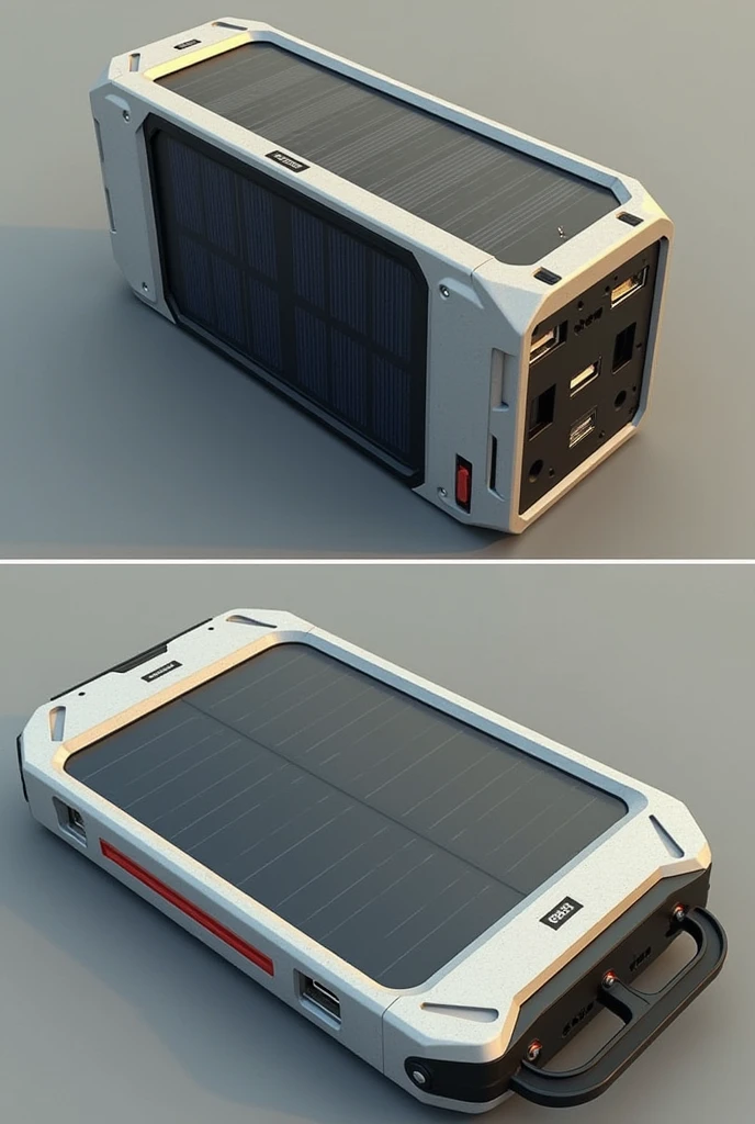 Can you generate a solar power bank and solar phone in case of emergency