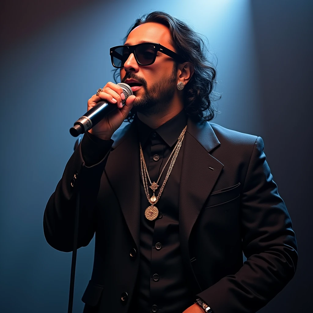 Yo Yo Honey Singh as a fog of singer Baadshah