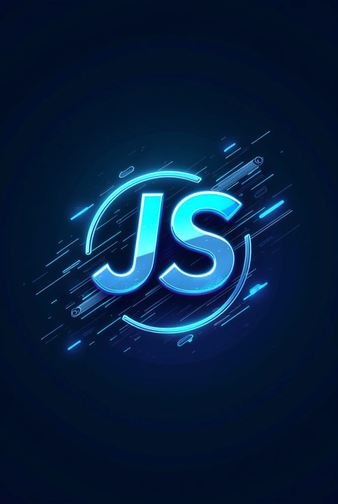 Logo named JS MOTO TRADING, color blue, background are about trading