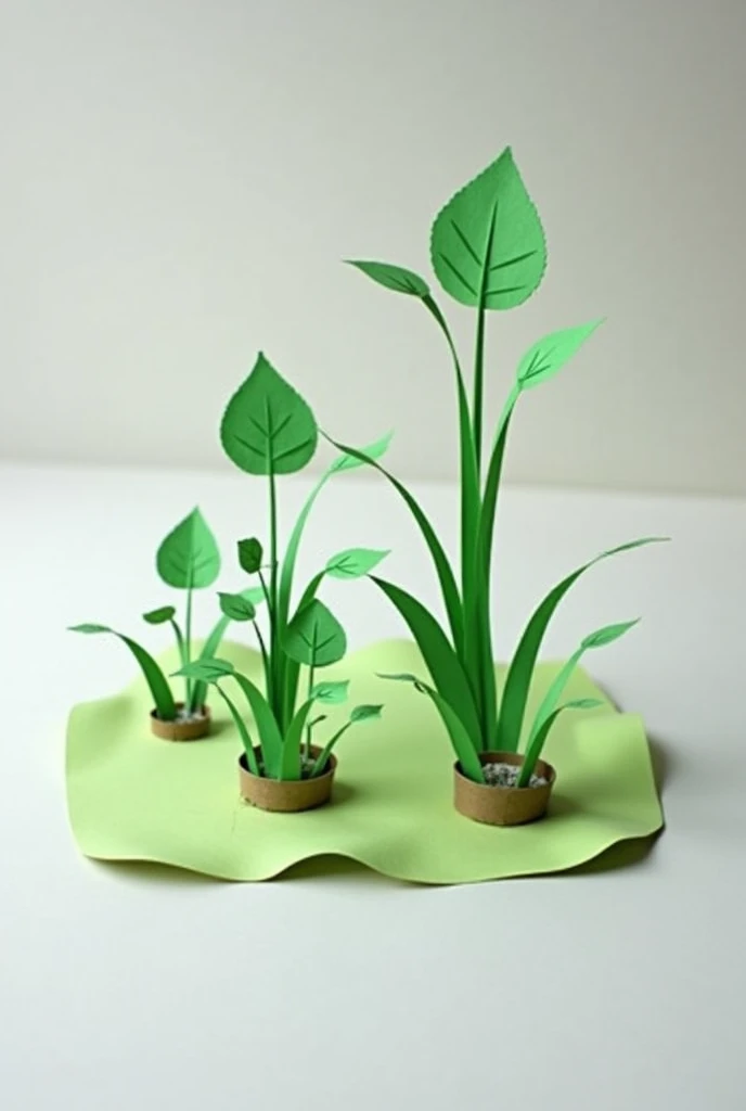 How to make Teaching aids for geotropism
with paper