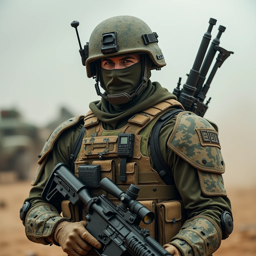 Powerful, impressive, cool, armed, armored, military force