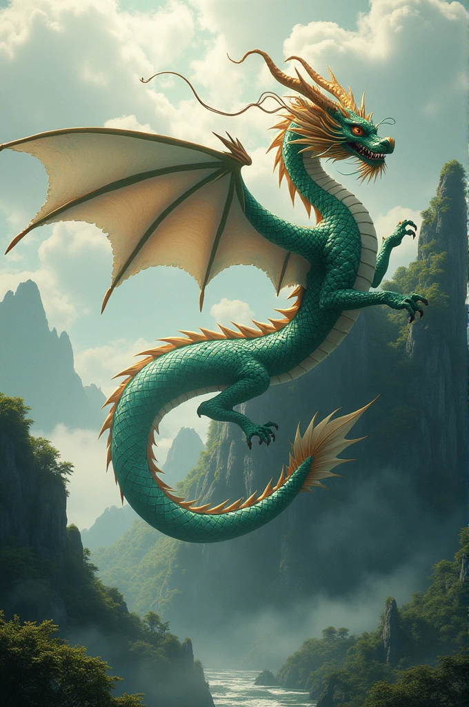 An Asian dragon 