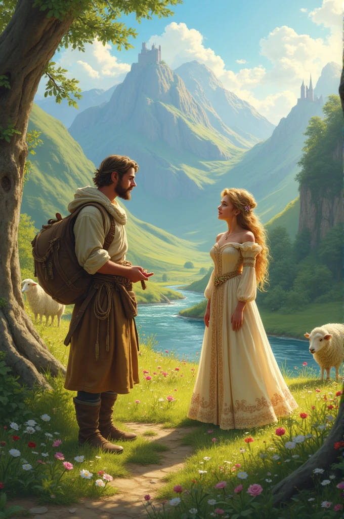 The story of a clever shepherd and the princess