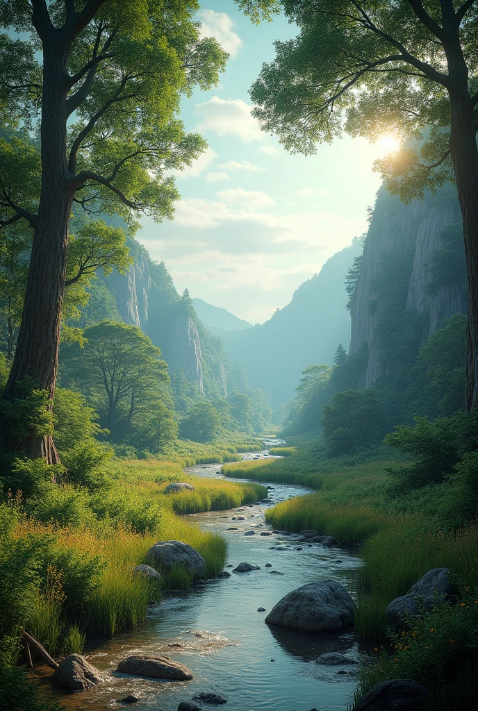 Our earth in 489 bce nature trees,forest ,rivers