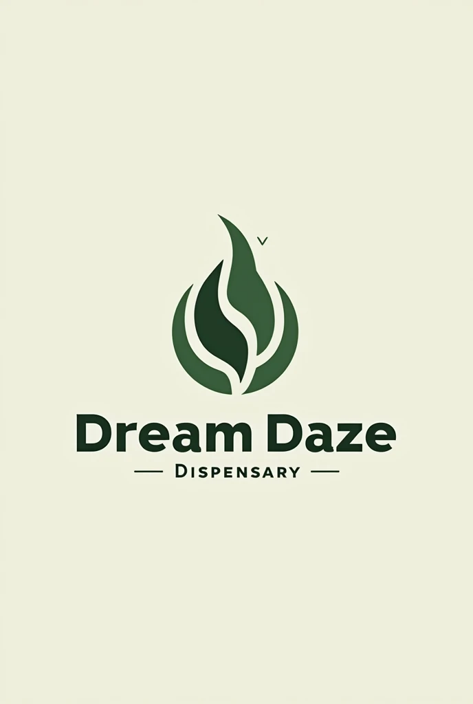 A logo for a legal dispensary that is classy. Called “Dream Daze” make it look professional and very clean cut. Add a little emblem that looks like a flame ( NOT a pot leaf). And say dispensary below it 