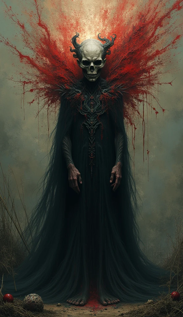 In this hauntingly evocative series, "The Head and the Wrath Thereof," the dark and surreal artistry of "Macabre Muse" takes center stage. Each piece explores the themes of power, vengeance, and the twisted beauty found within the grotesque. The head becomes a symbol of control, while the wrath emanates as a force of destruction and fury. This collection is a visceral journey through the nightmarish and the sublime, where the human psyche’s darkest corners are vividly brought to life.