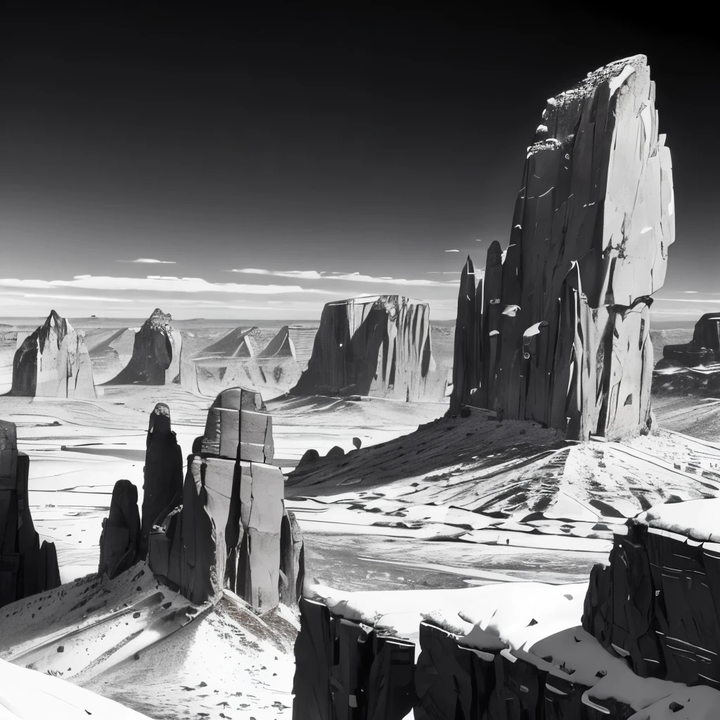 mountains with a large rock formation in the middle of them, epic land formations, chiseled formations, beautiful new mexico landscape, by Carl Rahl, incredibly beautiful, layers of strata, by Robert Childress, by George Claessen, amazing color photograph, by Greg Spalenka, wyoming, oklahoma, by Richard Gruelle, by Leon Chwistek