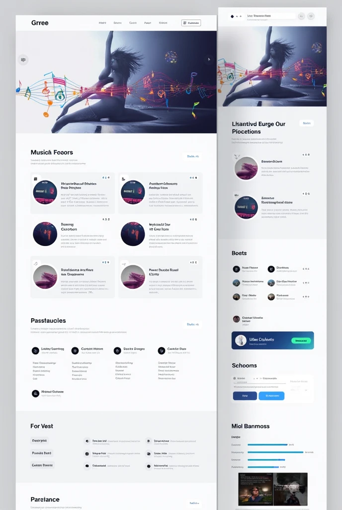 Music Snippets Page Profile