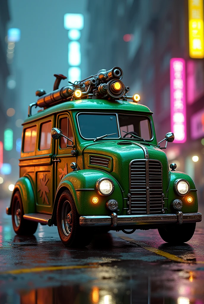  van, Tartaruga ninja, realisitic,tmnt,van, project,automobile,hot rods,hot Wheels,closed wheels,fire,steapunk, cyberpunk, metals, Inspiration,thema tmnt.