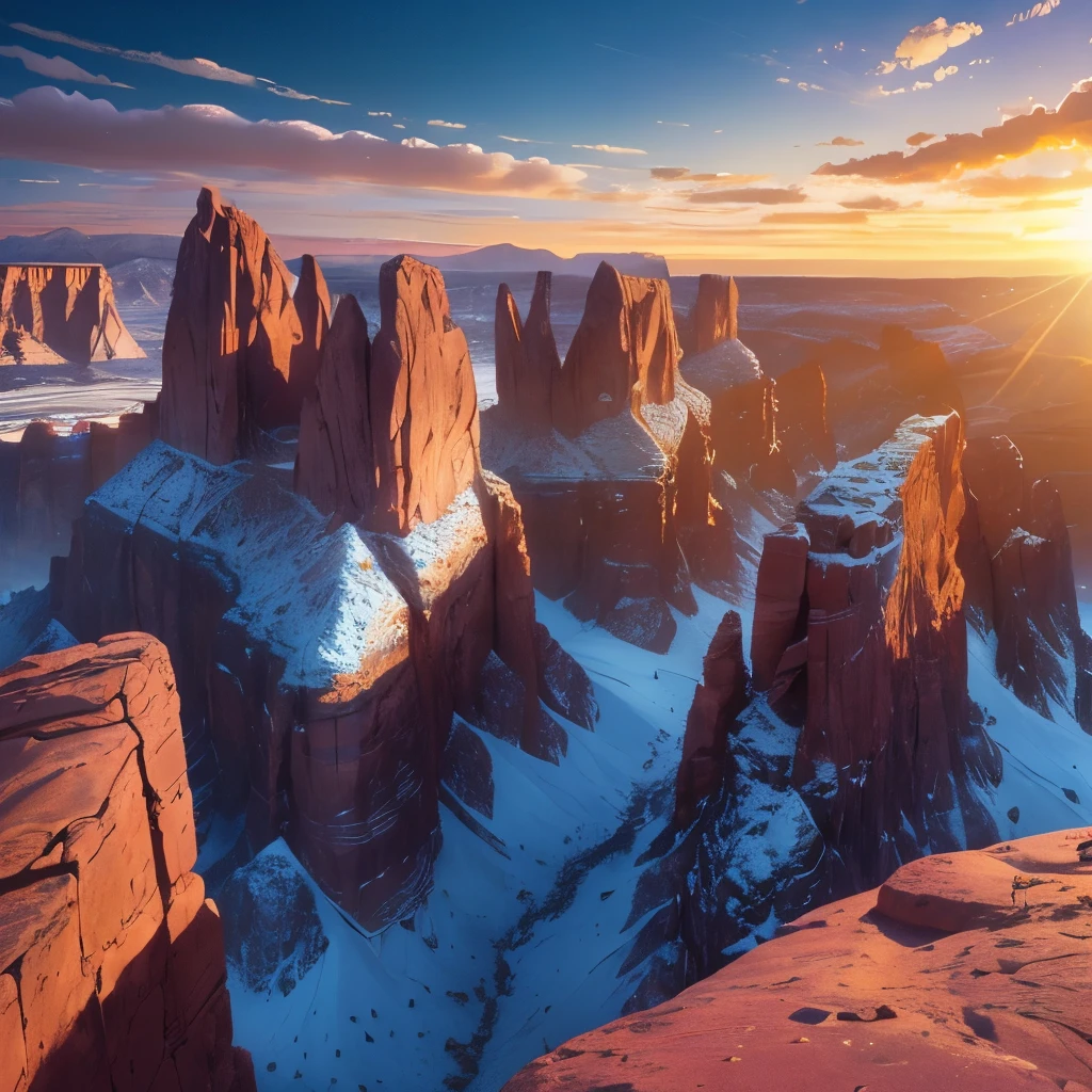 mountains with a large rock formation in the middle of them, epic land formations, chiseled formations, beautiful new mexico landscape, by Carl Rahl, incredibly beautiful, layers of strata, by Robert Childress, by George Claessen, amazing color photograph, by Greg Spalenka, wyoming, oklahoma, by Richard Gruelle, by Leon Chwistek