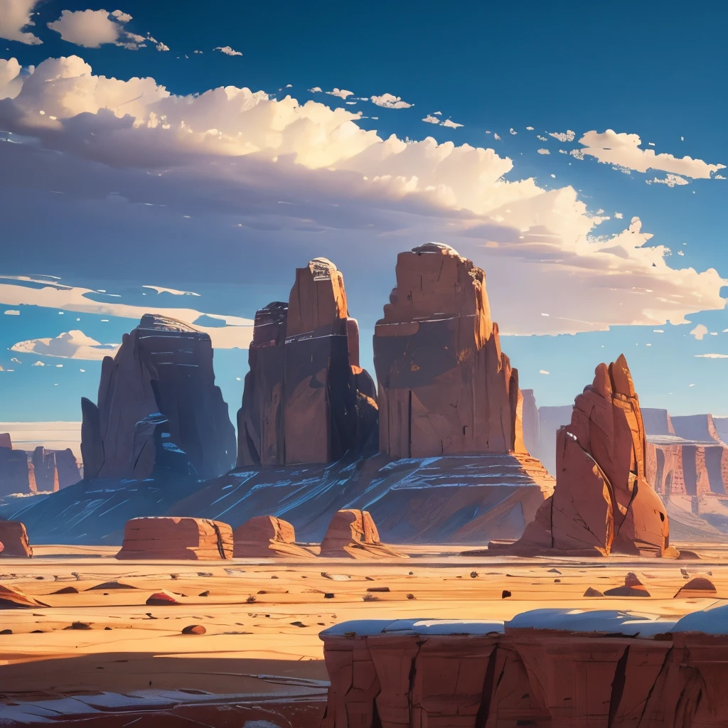 mountains with a large rock formation in the middle of them, epic land formations, chiseled formations, beautiful new mexico landscape, by Carl Rahl, incredibly beautiful, layers of strata, by Robert Childress, by George Claessen, amazing color photograph, by Greg Spalenka, wyoming, oklahoma, by Richard Gruelle, by Leon Chwistek