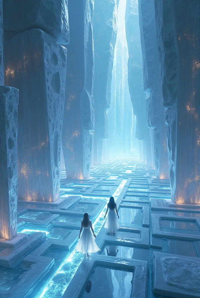 image of a crystal hall on the stairs 
