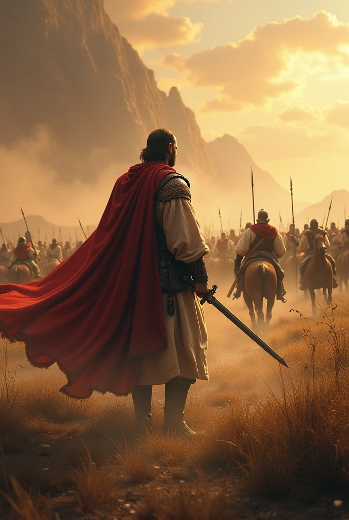 In the wilderness stood a man with a drawn sword, who was a general in the Lord's army.
BREAK
The king's army was surrounded on all sides by an army of 180,000 men.
BREAK
The king gave up and looked out over the wilderness, waiting all night for the king to surrender.
BREAK
When the king decided to surrender, he went out of the castle the next morning and found a pile of 180,000 corpses of the enemy army.
BREAK
They had fallen by the sword of the general of the Lord's army.
BREAK
Thus, the king was saved.