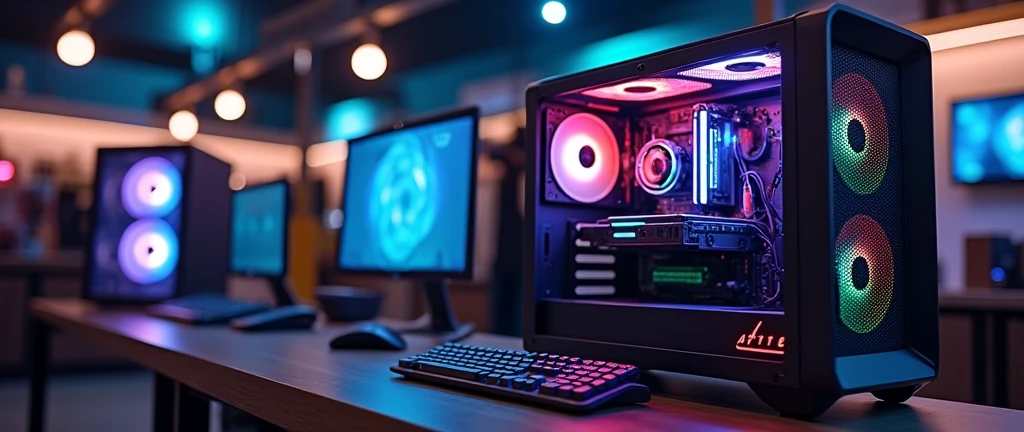 custom computer, a vibe that will atract a custumer