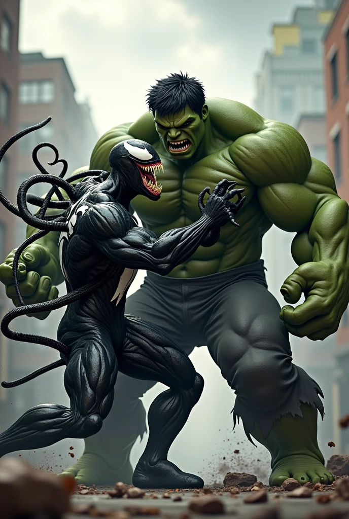 "Venom Takes on the Hulk: Can the Symbiote Survive the Rage?"