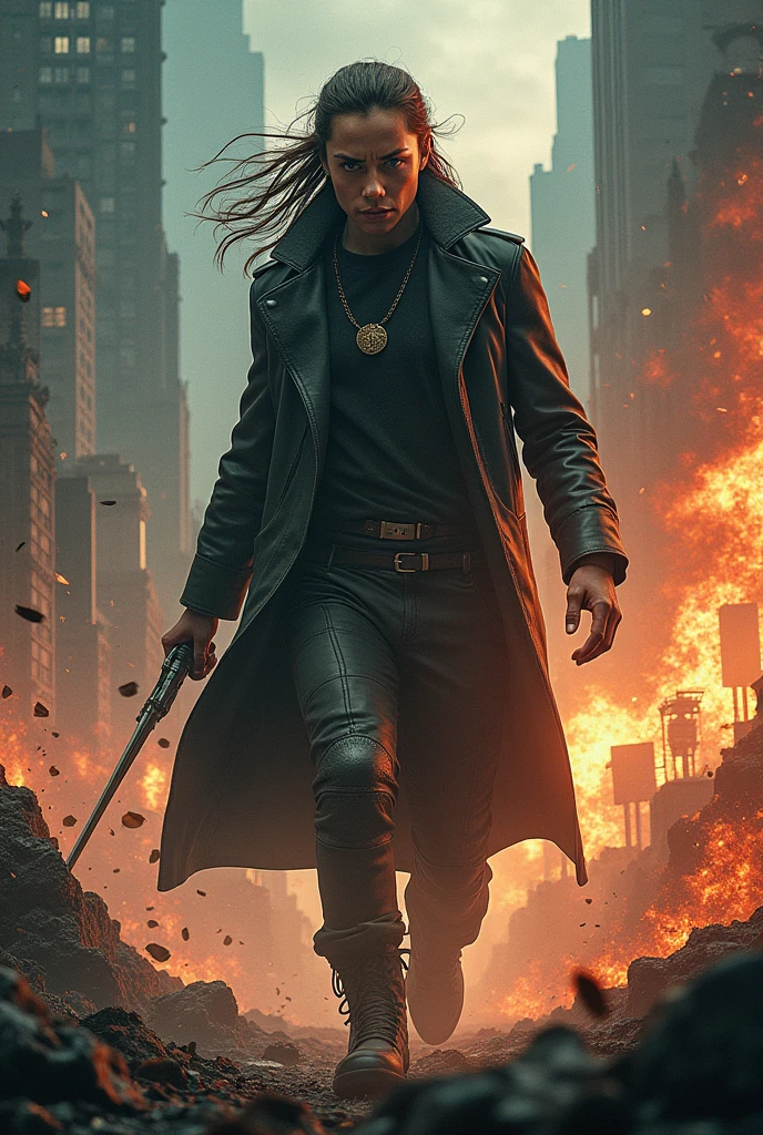Movie poster with content