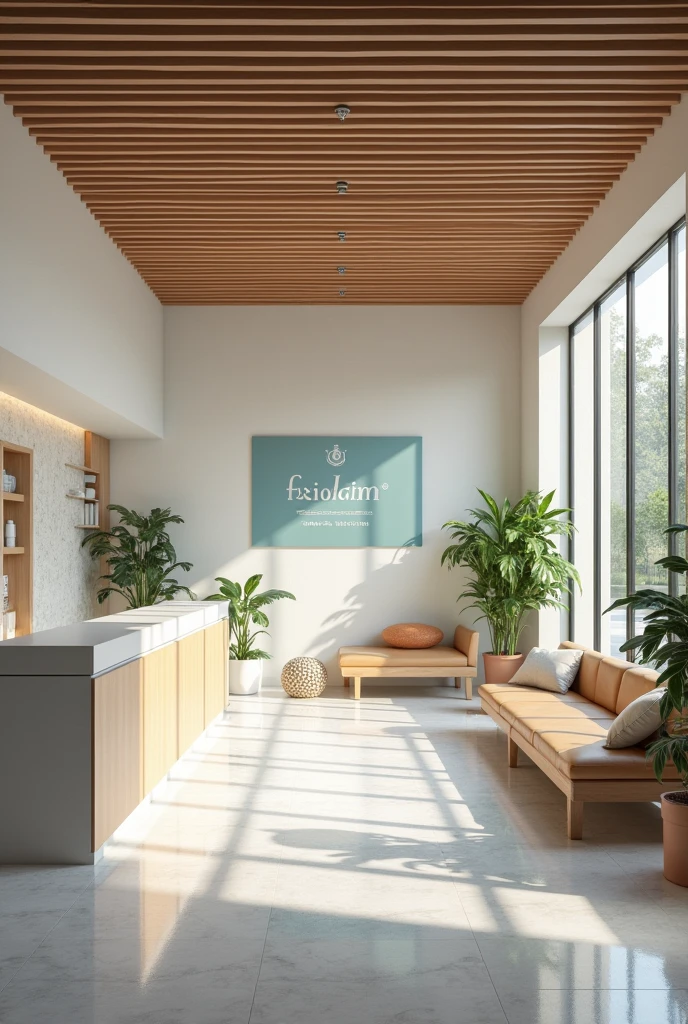 Create an image of a physiotherapy clinic named Fisioclinic
