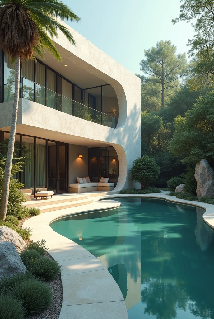 ((Best Quality)), ((masterpiece)), (detailed), (Best Quality、4k、8k、High resolution、masterpiece:1.2),Súper detailed,(reality、photorealism、the photos are real:1.37),Optical illusion,Innovative,Art 3D,错觉masterpiece,Vision,超reality主义,Depth perception,Visual Deception,An artistic marvel,mysterious,Perceptual paradox,intricate details, modern villa, Fujifilm GFX 100S, Capturing every detail and achieving unparalleled image clarity, full body shot, paranormal.