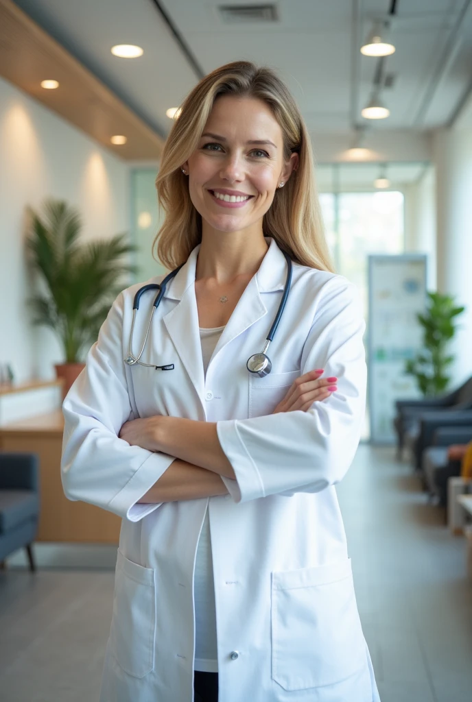 Create an image of a physiotherapy clinic named Fisioclinic