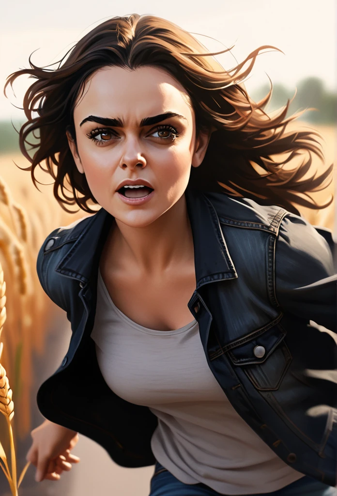 A cool film featuring a young woman, preity zinta, black hair, black jacket, jeans, fire, smoke, shallow field depth, sketch, very detailed, big budget, bokeh, cinematcope, moody, epic, beautiful, wheat movie wheat , rough
Run with heavy breathing. His face was full of tension, his eyes sparkled with determination. He tried to avoid rioters who raged on the streets.
He jumped into a broken sidewalk and an alternative road search to escape. A shot was heard closely from his place, making him fall. He immediately got up and continued to run.