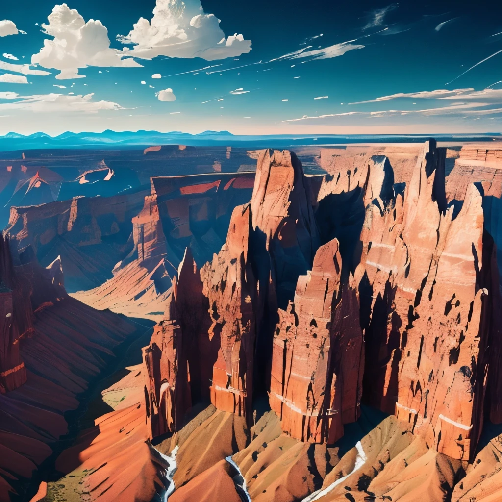 mountains with a large rock formation in the middle of them, a digital rendering by Carl Rahl, flickr, naive art, chiseled formations, epic land formations, beautiful new mexico landscape, incredibly beautiful, layers of strata, amazing color photograph, wyoming, oklahoma, dramatic earth colors, “ aerial view of a mountain, red peaks in the background, photorealist