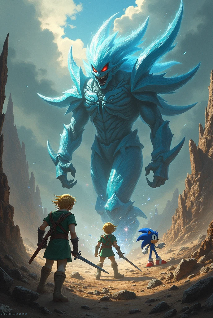 Make Link and Sonic fight against Chavez 