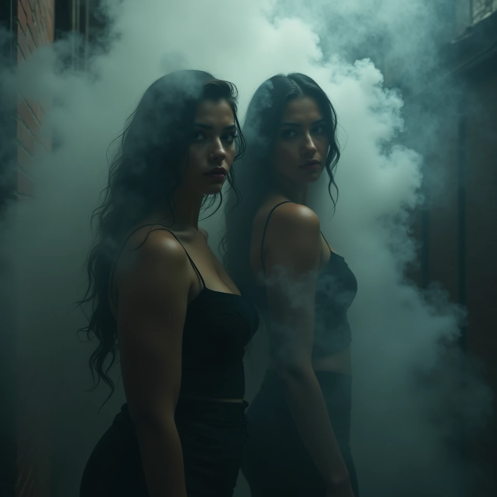 photorealistic dramatic hyperrealistic photography of glamorous Mexican ghost smoke Brower and Deborah Ori,Lois Greenfield,beautiful dynamic dramatic dark moody lighting,volume,shadows,cinematic atmosphere,octane photo,8K masterpiece,Sharp Focus,hyperrealistic,photographer,3D Matte,Bold shapes,hard edges,street,Absorbed diegocr,DonMn1ghtm4reXL in the style of Roger Deakins