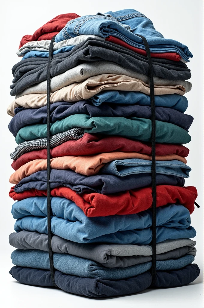 Real photos of a clothing bale