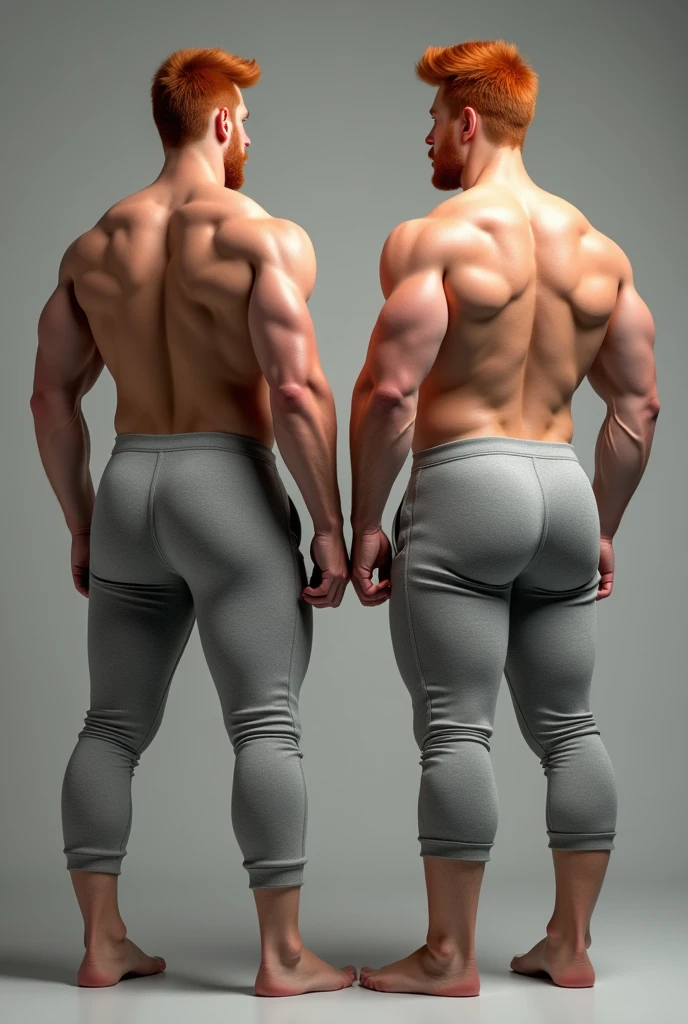 Muscular men in boxers
