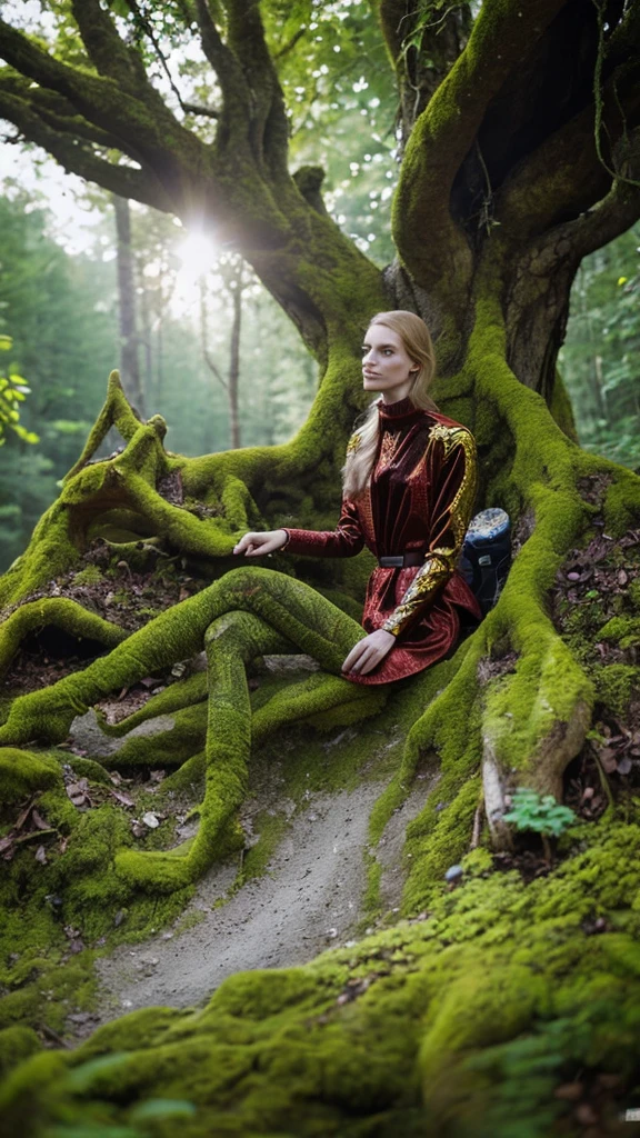 woman with a perfect face in a mythical forest, masterpiece, intricate details, raw photo, photo unp cyberpunk,dystopia,neon,technology,hacker,cyberspace,android,robot,artificial_intelligence,cybernetics,retrofuturistic,sci-fi,cybercrime,cyborg,hologram,computer,megacorporation,implant