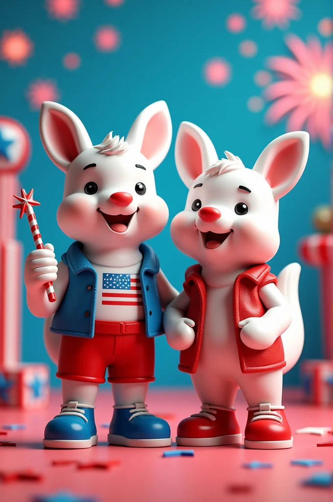 I want to image plastics twins for independence day with colour  fod advertisement my copny name few plastic twine 