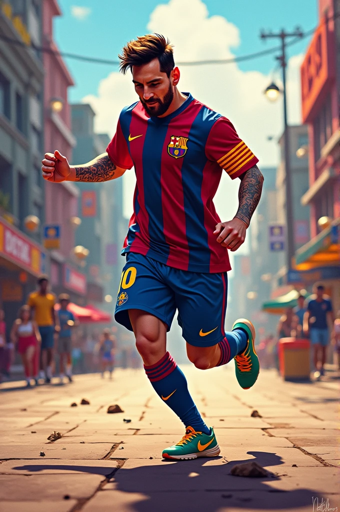 Messi bailando el gang gang style