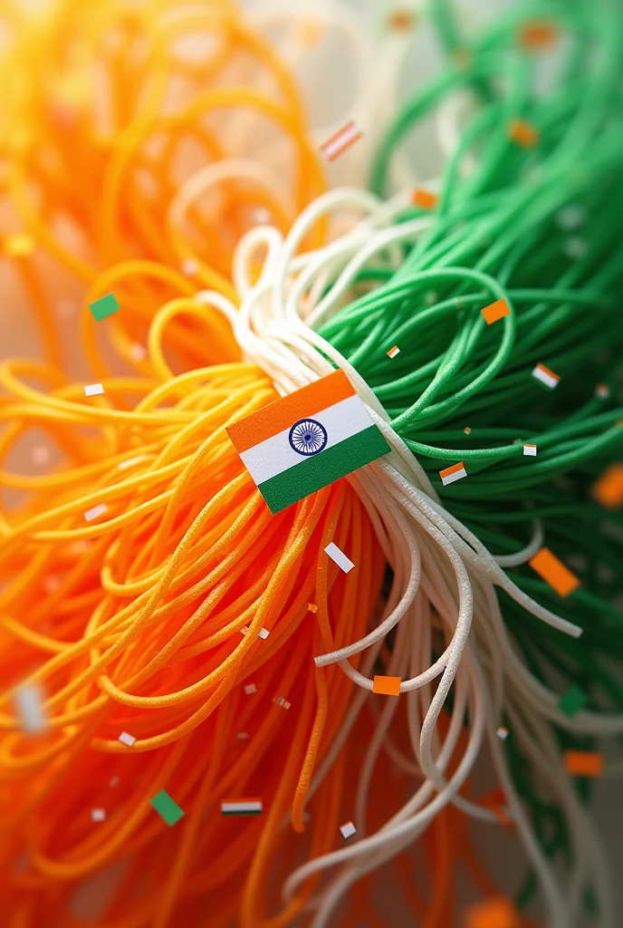 I want to image plastics sutli  for independence day with colour  for advertisement my company name few plastic industries 