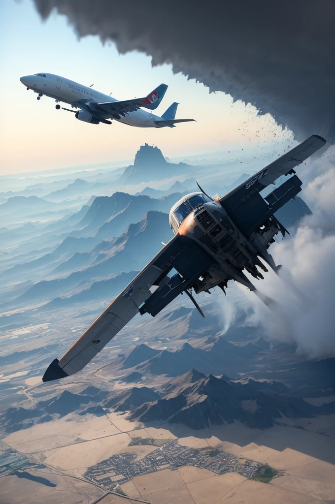 Plane crashing 