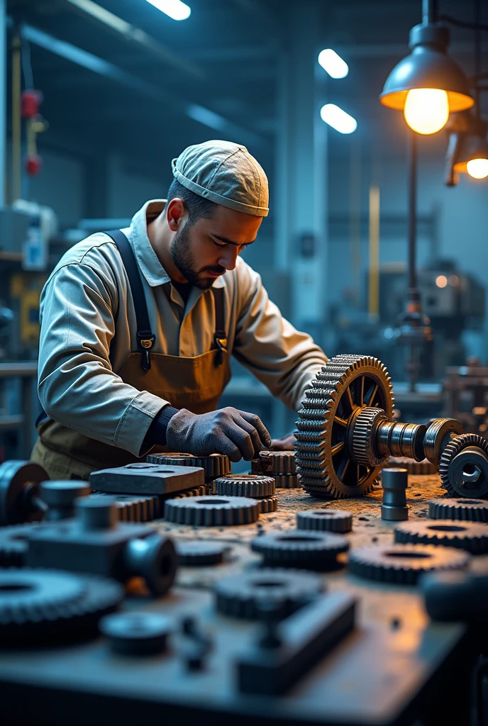 My business is engeneering work iam making gears
Shaft also repairing work I want to image for this work for indipendent days with may company name
May company name is friends gear and engineering
With colour