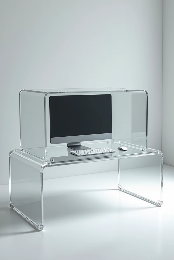 Transeparant comuter table plastic box cover