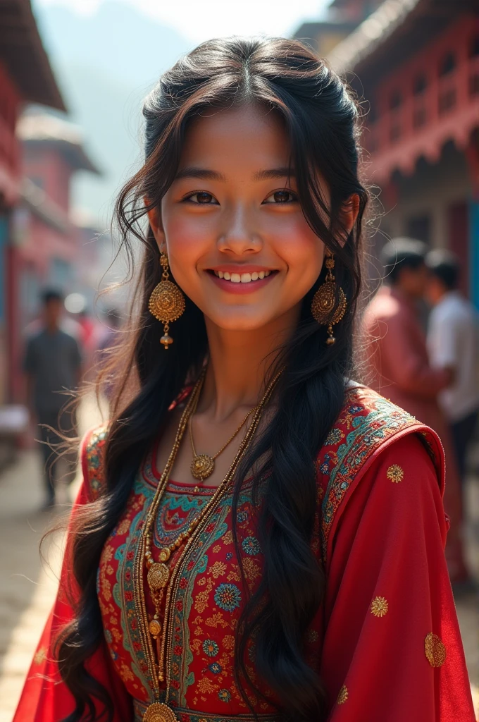 19 year nepali girl full dress 