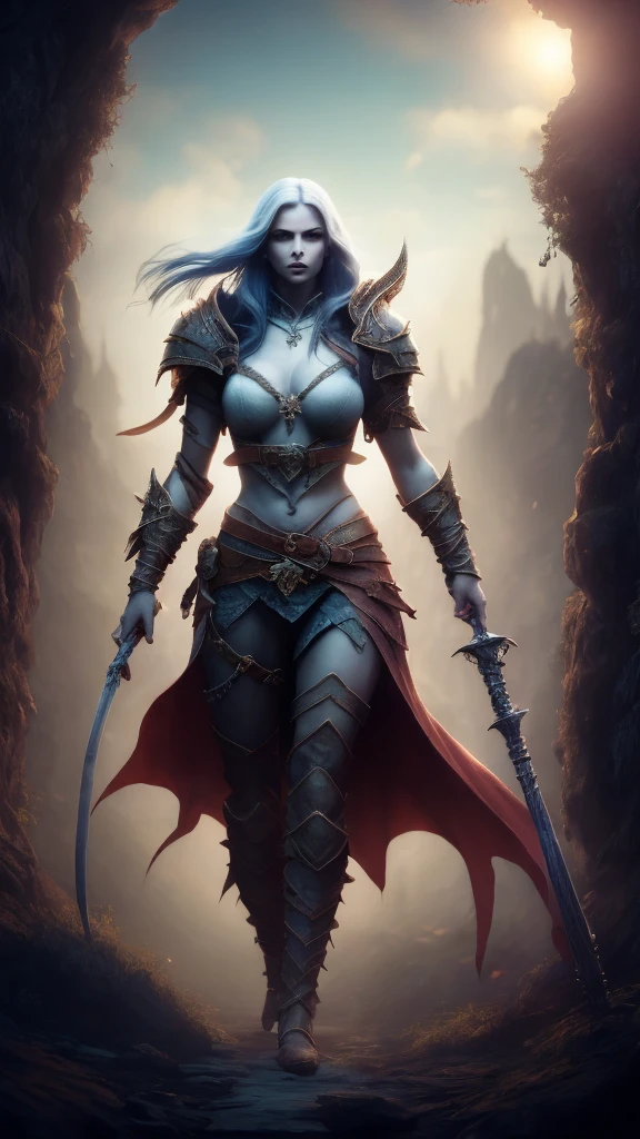 Angel of death ,full body image, queen of pain, ultra details , gothic art, fantasy art, epic art, fine art, (((master piece))) the most beutiful queen, digital art style, lady death, fine details , banshee, in fighting stance, dark lady, soul reaper, chaos warrior, sentinel of the dead, 3d , luis royo, leonardo da vinci , miguel angel, religious art style, epic fantasy, fighting on the battlefield, sister of destiny, punishment maiden, horror art style , lady of terror, senual art, conceptual art, wallpaper, van gogh, video game, final fantasy, in action defeating enemies, god of war video game art style, the most beautiful an powerful of maidens, dark immortal, surreal art, zdzislaw beksinski art style, soul reaver, romantic scene, mythological art style, diablo immortal video game style, champion of the upper skies, white hair pale skin almost white, dark wizard, black mage, astral art, necromancer, battlemage, world of warcraft.