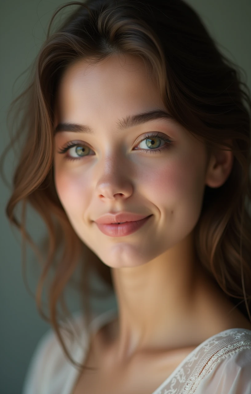 a beautiful selfie of a pretty young woman