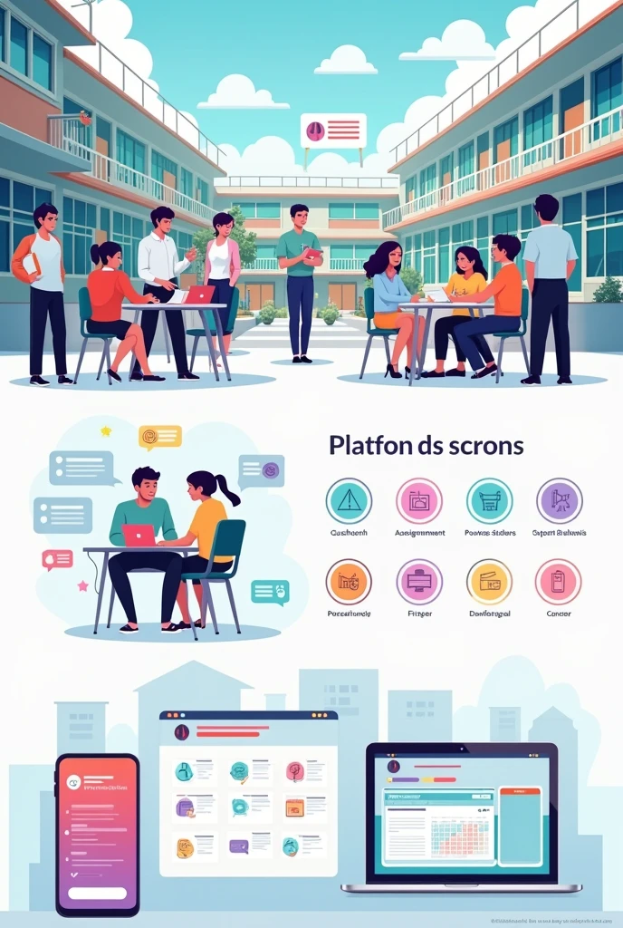 A school’s note platform