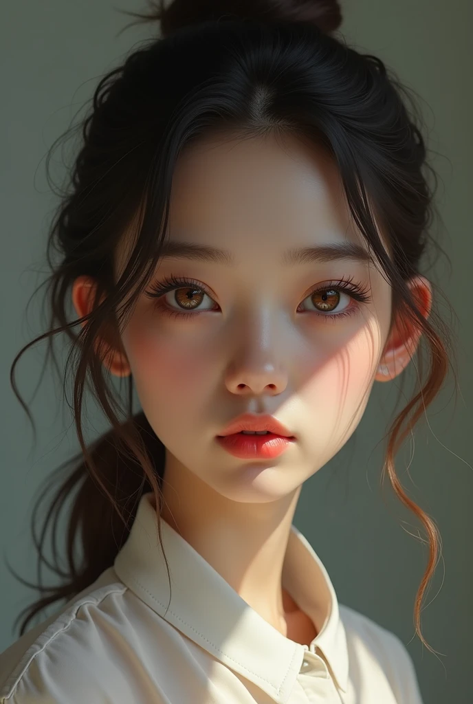 Create a face that is a mix of Thai and Pakistani.