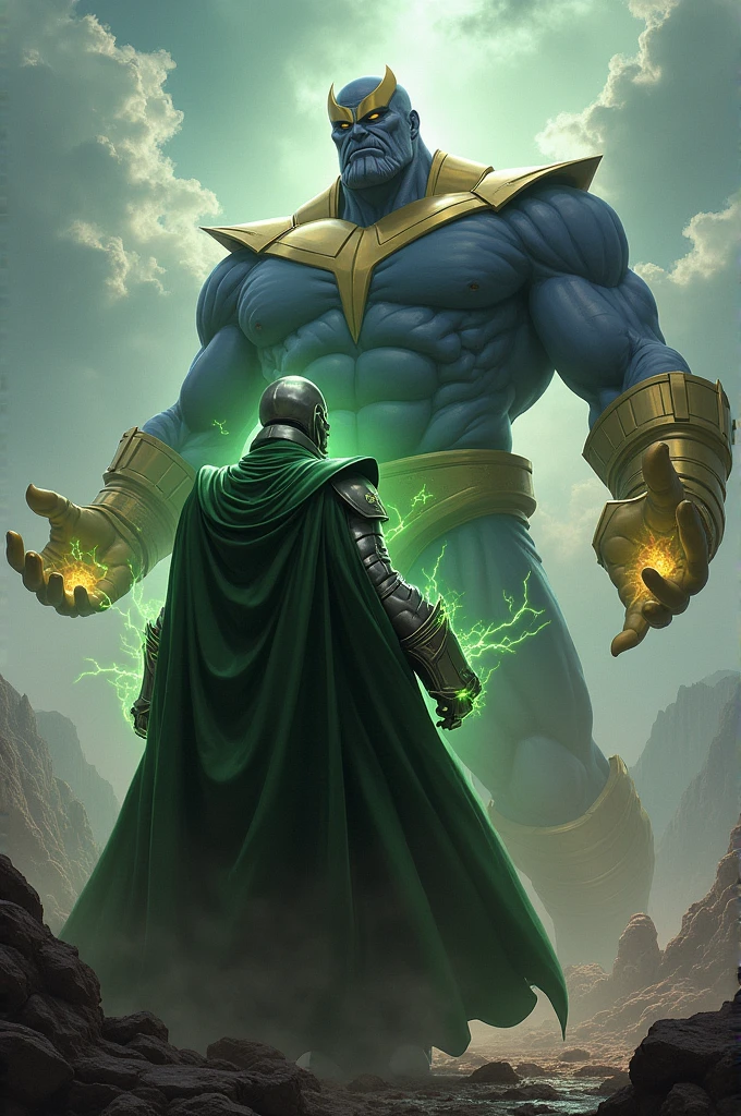 Dr doom kill thanos by his mazik