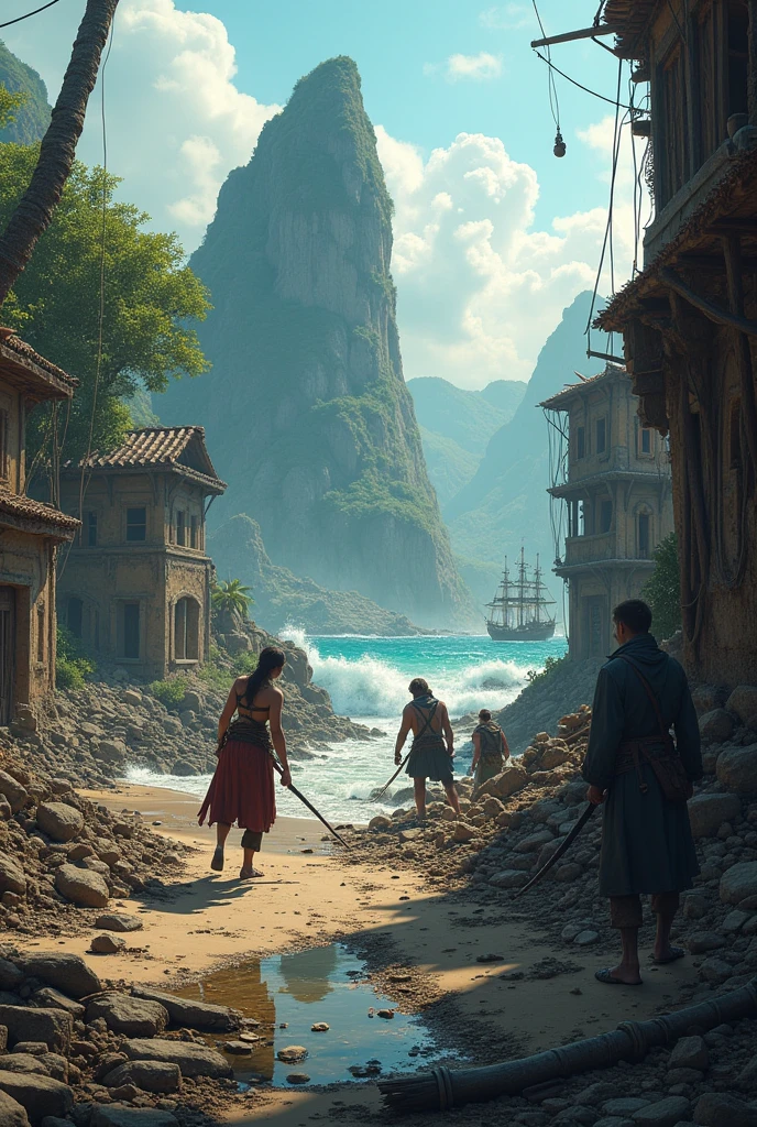 Pirate Island is destroyed