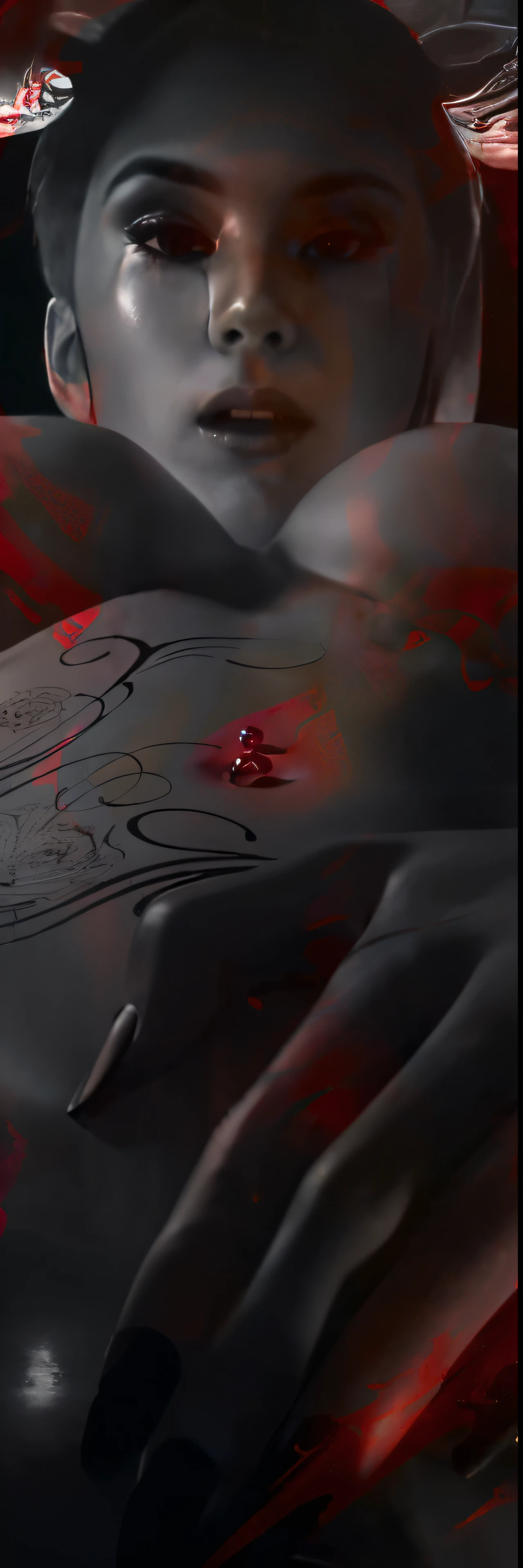 masterpiece, best quality, (extremely detailed CG unity 8k wallpaper), (best quality), (best illustration), (best shadow), absurdres, realistic extremely_dark_red lighting,realistic dark red lighting,8 k sensual extremely_dark red lighting,extremely_dark red and cinematic lighting, volumetric extremely_dark red dramatic lighting, cinematic extremely_dark red lighting, cinematic volumentric extremely_dark red lighting, (Abyss), beautiful detailed dark red glow, art by PeterMohrBacher .STOP,Safe_for_Work:2.Show also nsfw pics.